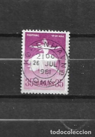 Sellos: Dinamarca 1959, ballet nacional y festival de m&uacute;sica, yvert 382, usado