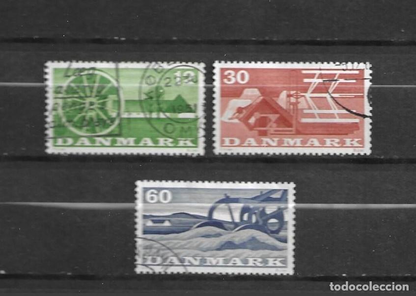 Sellos: Dinamarca 1960, agricultura, yvert 386-388, usados, completa