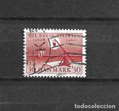 Sellos: Dinamarca 1960, centenario de los faros de Costa, yvert 391, usado
