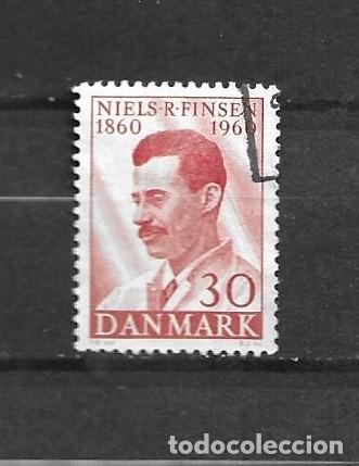 Sellos: Dinamarca 1960, Niels R. Finsen, yvert 392, usado