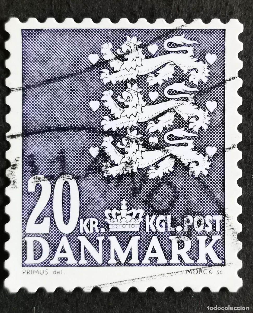 Sellos: Sello Dinamarca 2007, Escudo de armas, 20.00 dkr. Michel: DK 1481