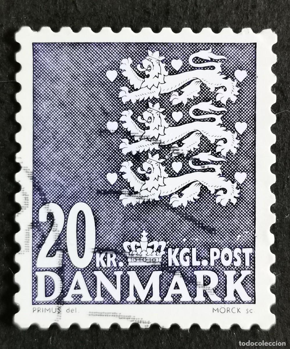 Sellos: Sello Dinamarca 2007, Escudo de armas, 20.00 dkr. Michel: DK 1481