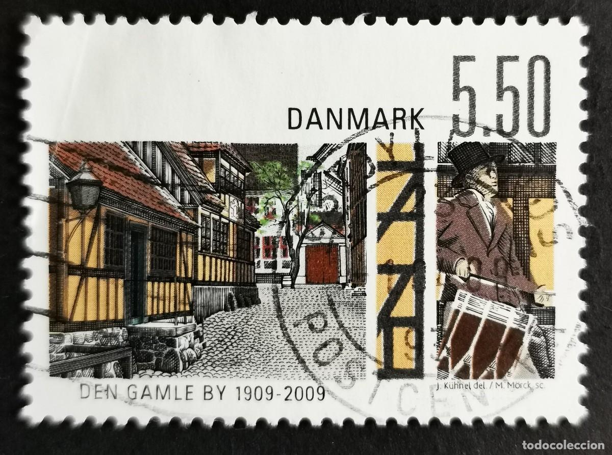 Sellos: Sello Dinamarca 2009, Aarhus: el casco antiguo, 5.50 dkr. Michel: DK 1517