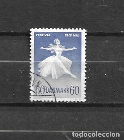 Sellos: Dinamarca 1962, ballet nacional, yvert 411, usado