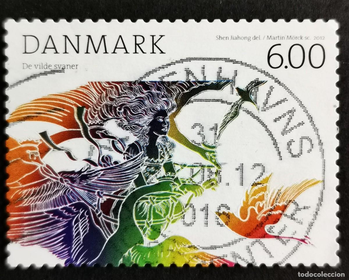 Sellos: Sello Dinamarca 2012, Los cisnes salvajes, 6.00 dkr. Michel: DK 1703C