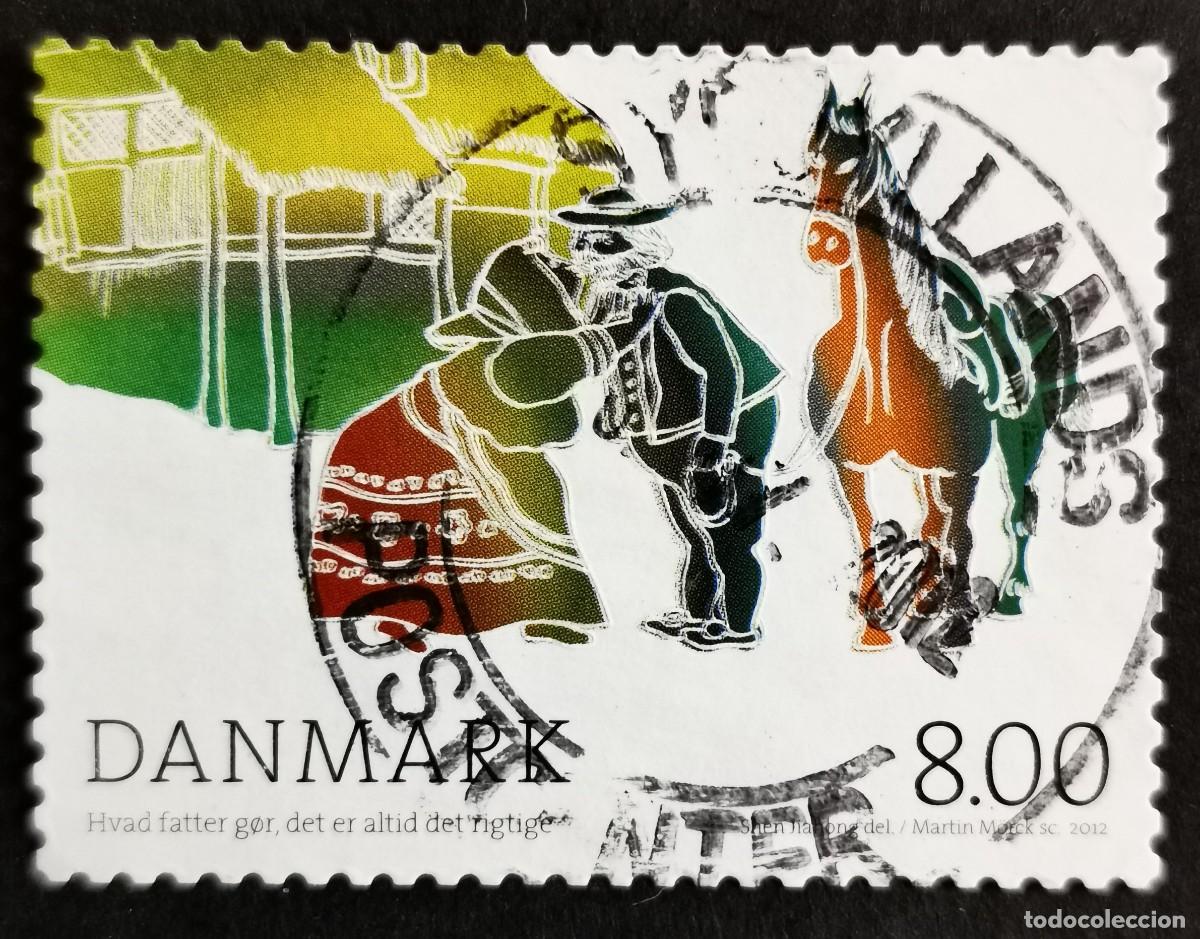 Sellos: Sello Dinamarca 2012, Siempre es correcto lo que hace un padre., 8.00 dkr. Michel: DK 1704C