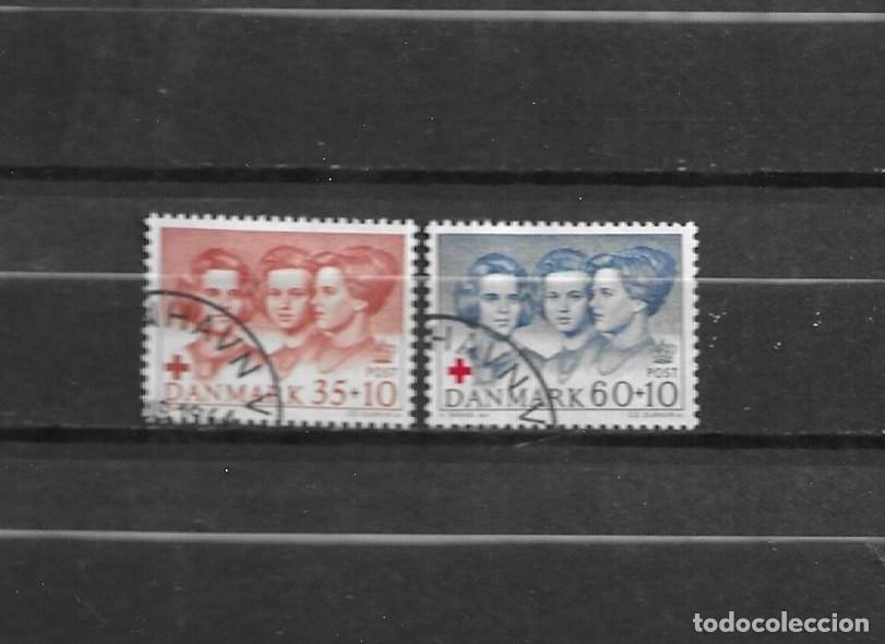 Sellos: Dinamarca, 1964, en favor de la Cruz Roja, yvert 433-434, usados