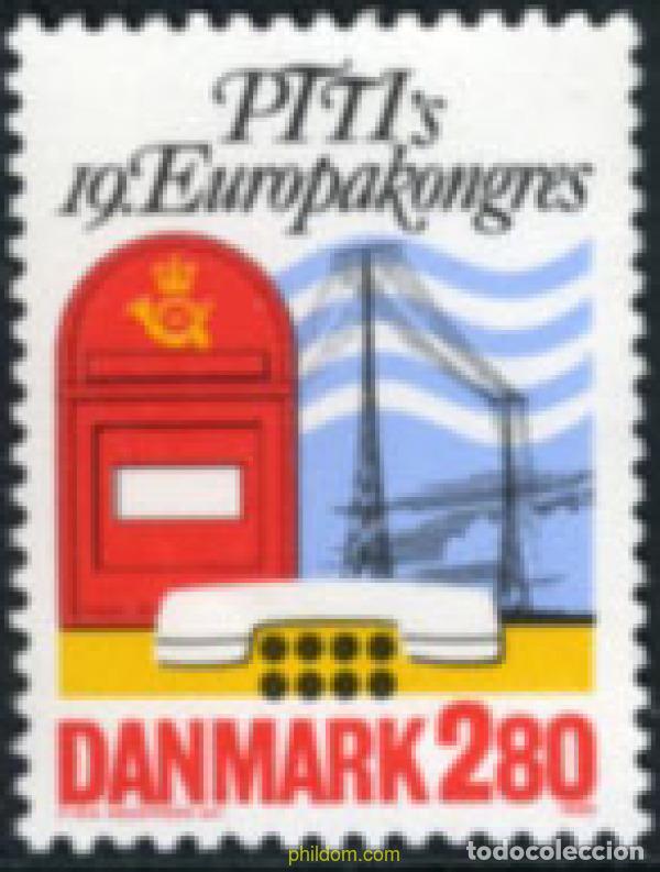 Sellos: 144322 MNH DINAMARCA 1986 19 CONGRESO EUROPEO DE P.T.T.