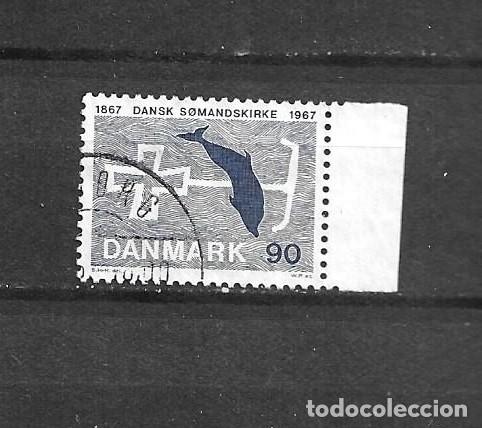 Sellos: Dinamarca, 1967, centenario de los marinos daneses, yvert 477, usado