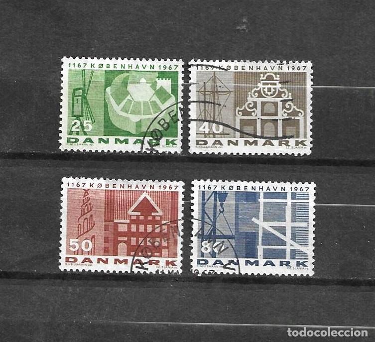 Sellos: Dinamarca, 1967, Centenario de Copenhague, yvert 458-461, usados, completa