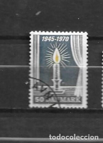Sellos: Dinamarca, 1970, 25 aniversario de la liberaci&oacute;n, yvert 502, usado