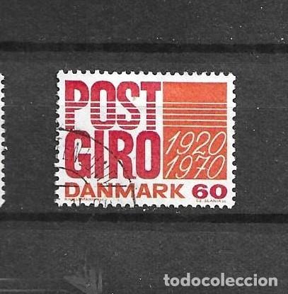 Sellos: Dinamarca, 1970, giro postal, yvert 499, usado