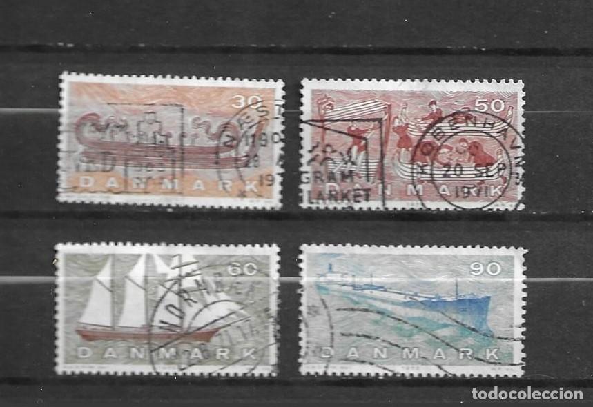 Sellos: Dinamarca, 1970, la navegaci&oacute;n danesa en la historia, yvert 508-511, usados, completa