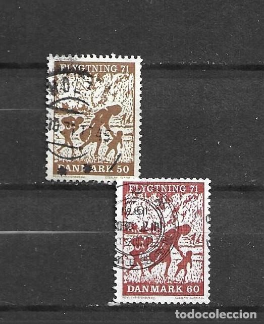 Sellos: Dinamarca, 1971, refugiados, yvert 515-516, usados, completa