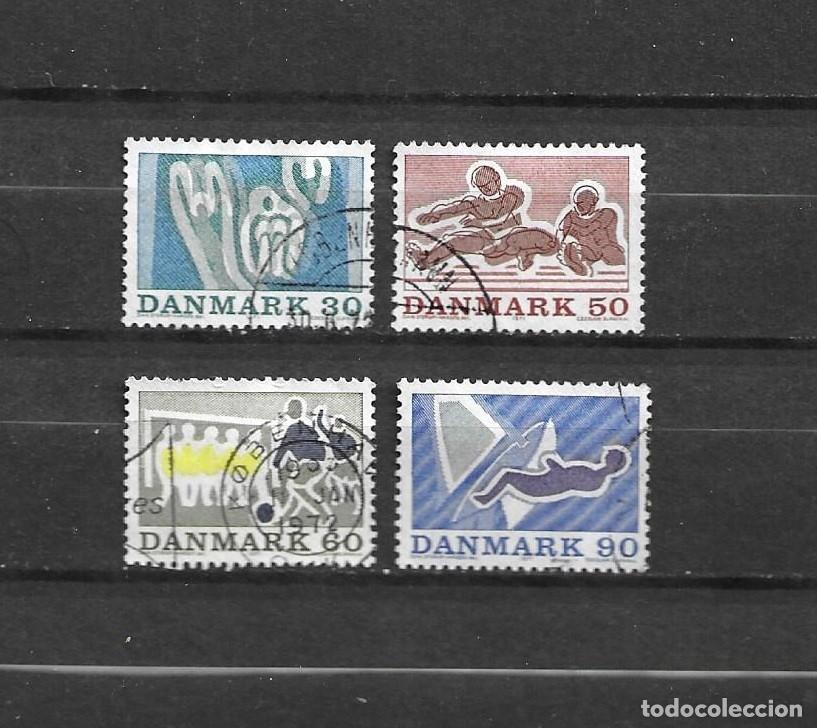 Sellos: Dinamarca, 1971, deportes, yvert 525-528, usados, completa