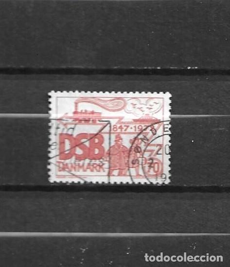 Sellos: Dinamarca, 1972, ferrocarriles daneses, yvert 537, usado