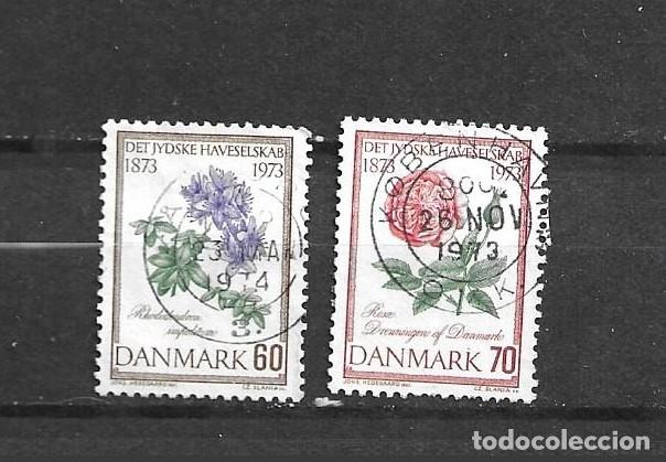 Sellos: Dinamarca, 1973, sociedad hort&iacute;cola de Jutlandia 552-553, usados, completa