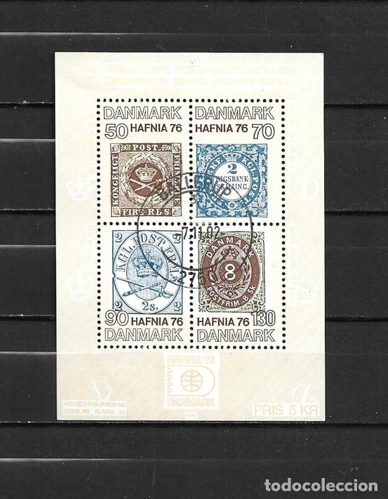 Sellos: Dinamarca, 1975, Hafnia 76, bloque 3, usado