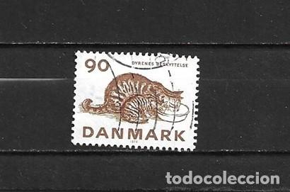 Sellos: Dinamarca, 1975, protecci&oacute;n de los animales, yvert 612, usado