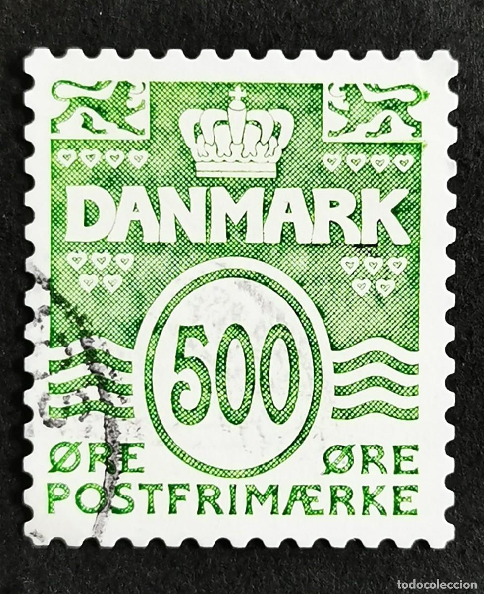 Sellos: SELLO DINAMARCA 2008, L&Iacute;NEA DE ONDA, 500 &Oslash;RE. MICHEL: DK 1490