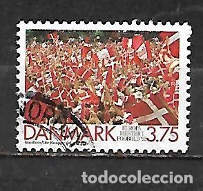 Sellos: 1992: F&uacute;tbol. Dinamarca campeona de la Eurocopa de selecciones (usado)