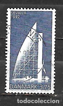 Sellos: 1992: Exposici&oacute;n universal. Expo&acute;92, Sevilla - Pabell&oacute;n dan&eacute;s (usado)
