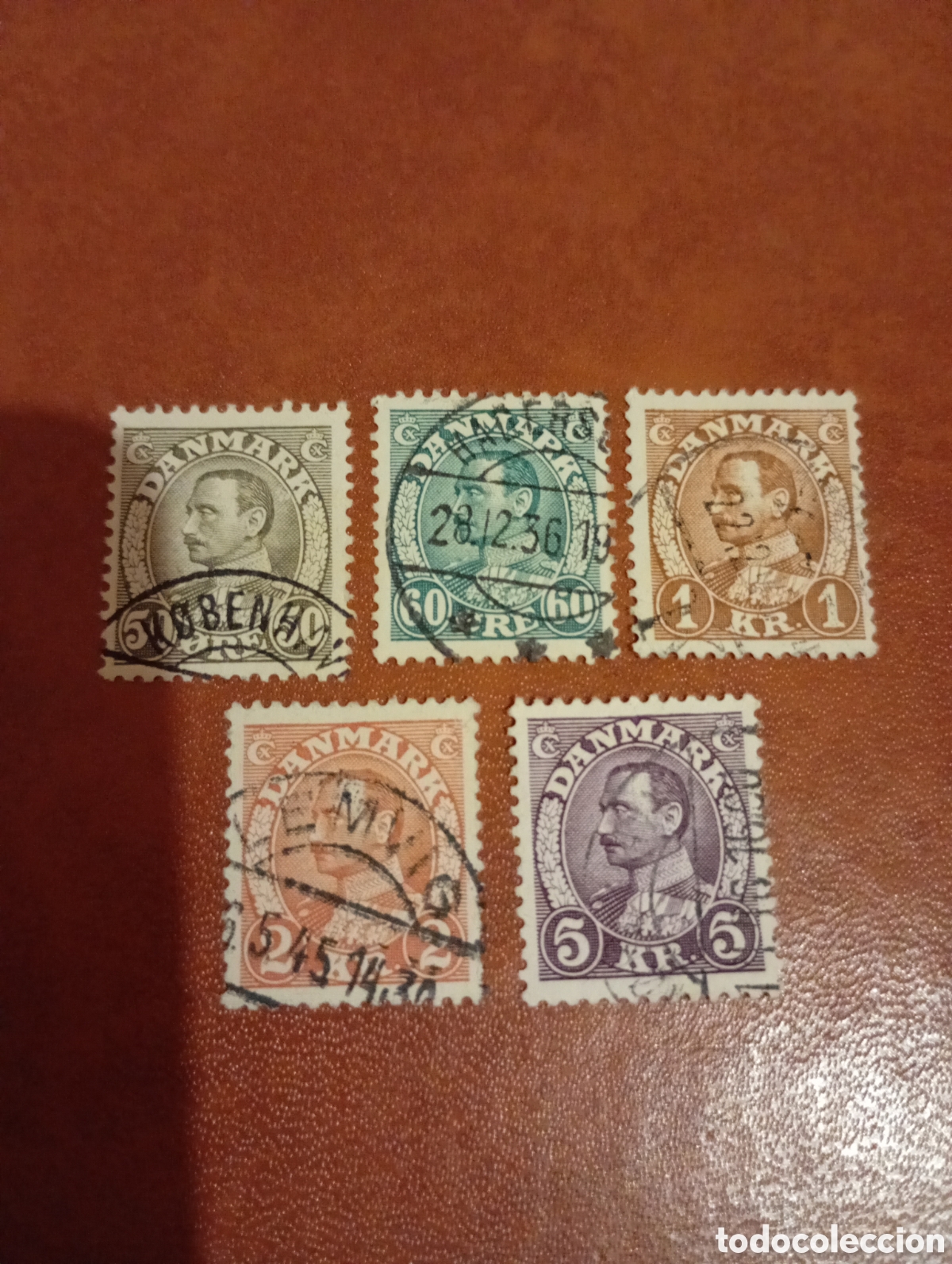 Sellos: Dinamarca Christian X 1934-1941