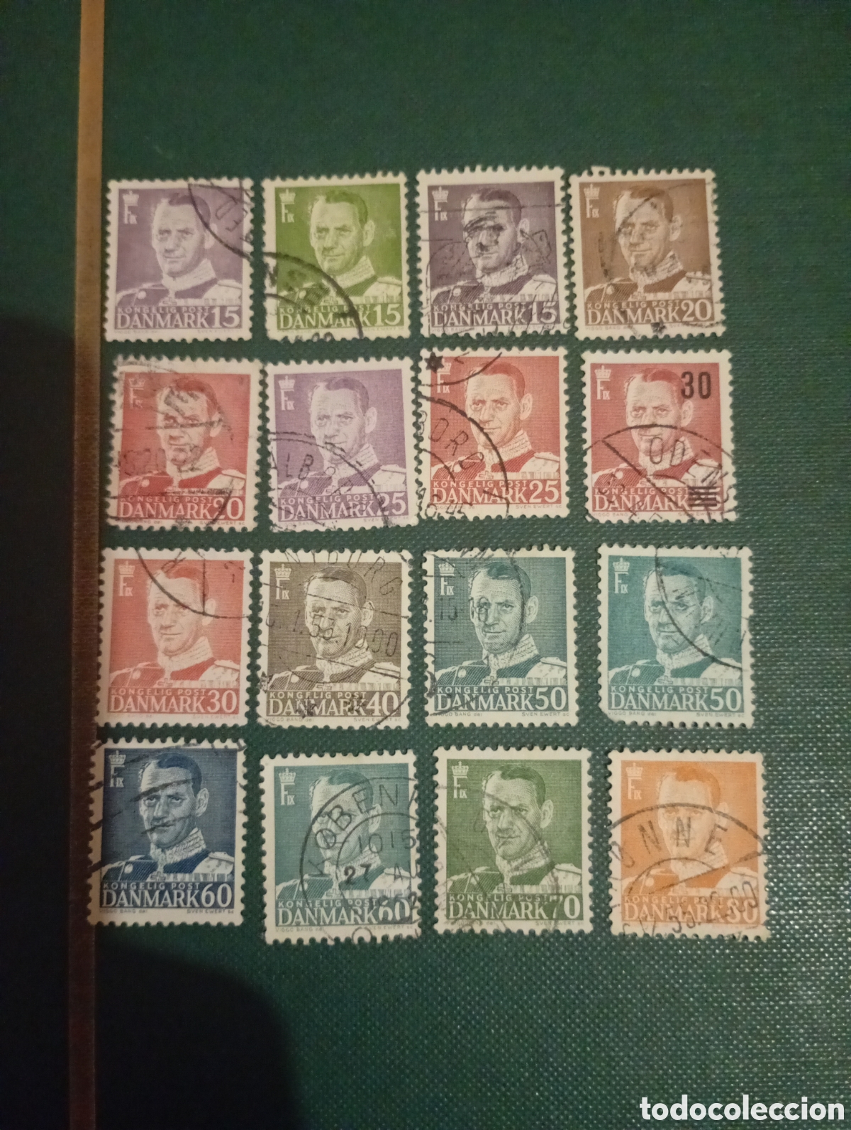Sellos: Dinamarca, 1948-1953 Federico IX