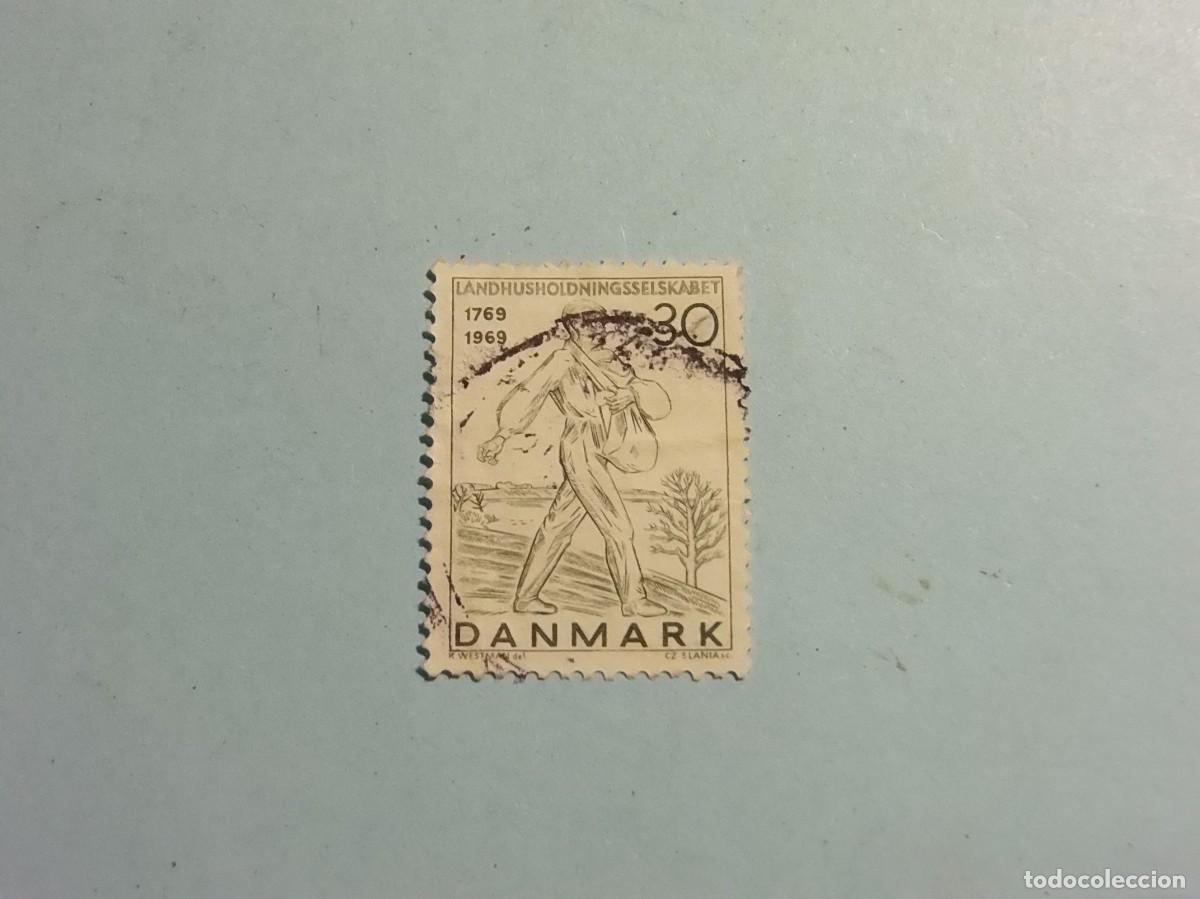 Sellos: DINAMARCA 1969 - AGRICULTURA - SEMBRAR.