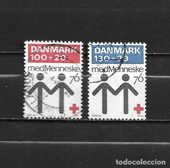 Sellos: Dinamarca, 1976, Cruz Roja danesa, yvert 617-618, usados