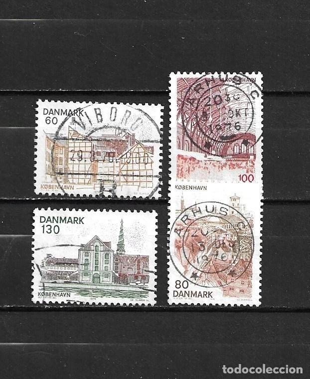 Sellos: Dinamarca, 1976, vistas de Copenhague, yvert 619-622, usados, completa