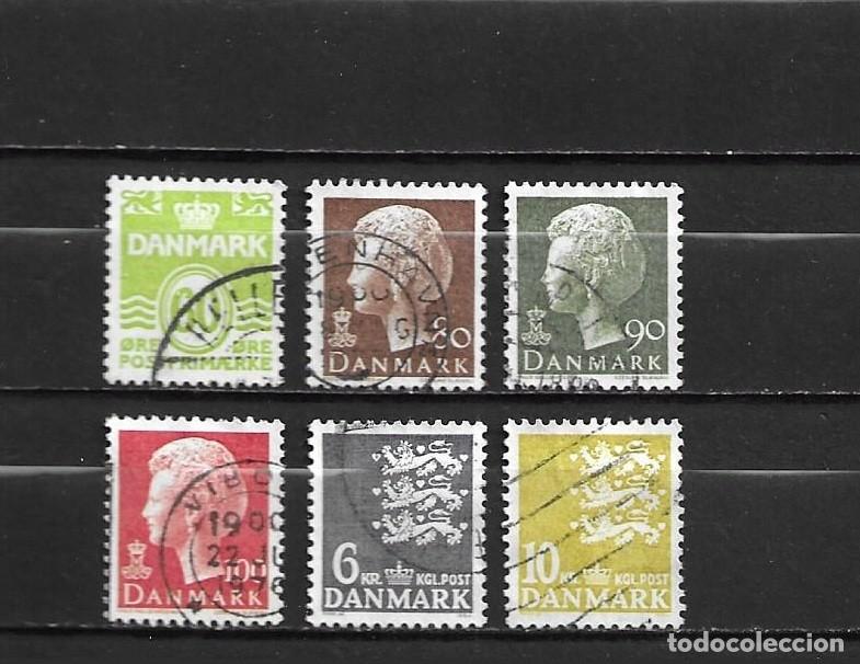 Sellos: Dinamarca, 1976, serie general, yvert 623-628, usados, completa