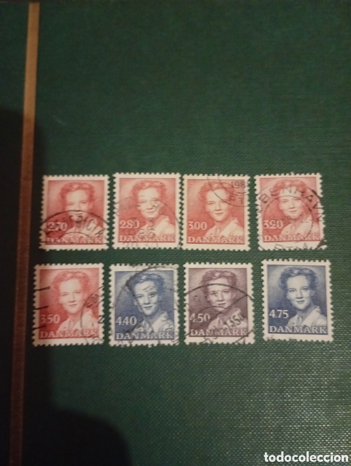 Stamps: Dinamarca Reina Margarita 1982-1998