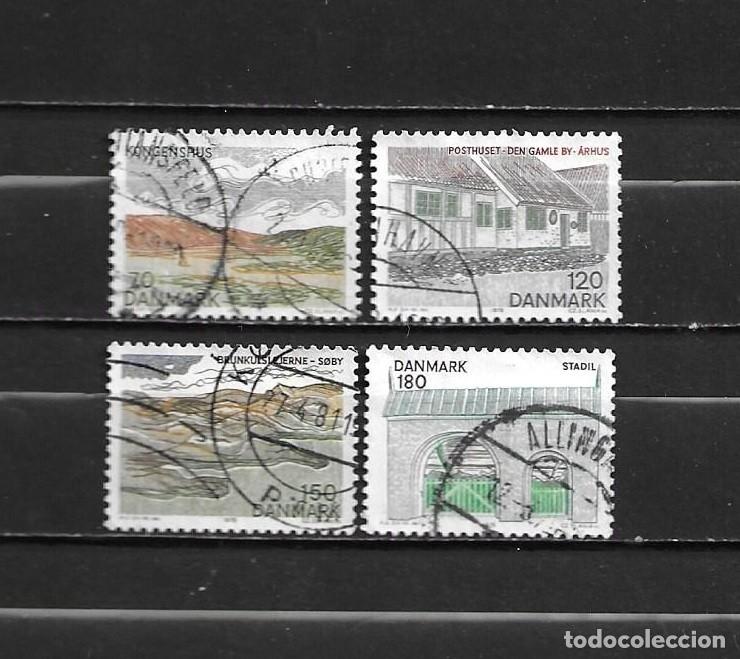 Francobolli: Dinamarca, 1978, paisajes de Jutlandia, yvert 665-668, usados, completa