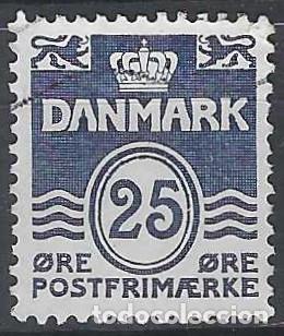 Briefmarken: DINAMARCA 1990 - S. B&Aacute;SICA, OLAS, AZUL OSCURO - USADO