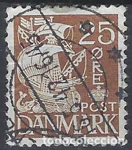 Francobolli: DINAMARCA 1937-40 - CARABELA, P&Uacute;RPURA CLARO - USADO