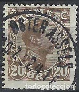 Briefmarken: DINAMARCA 1921-22 - REY CHRISTIAN X, MARR&Oacute;N - USADO