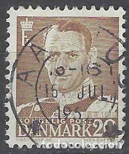 Briefmarken: DINAMARCA 1948-59 - REY FREDERIK IX, MARR&Oacute;N - USADO