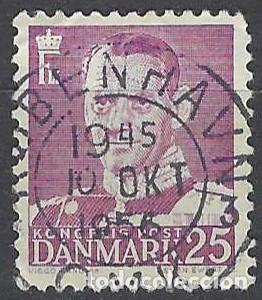 Francobolli: DINAMARCA 1948-59 - REY FREDERIK IX, VIOLETA - USADO