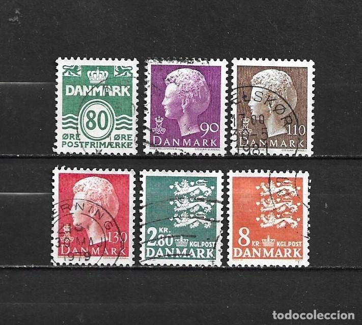 Francobolli: Dinamarca, 1979, Serie general, yvert 680-683 y 685-686, usados