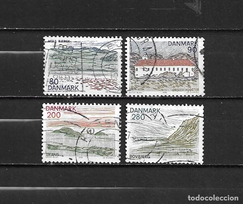 Stamps: Dinamarca, 1979, paisajes de Jutlandia, yvert 691-694, usados, completa