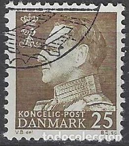 Briefmarken: DINAMARCA 1963 - REY FREDERIK IX, MARR&Oacute;N - USADO