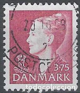 Briefmarken: DINAMARCA 1997 - REINA MARGARITA II, ROJO - USADO