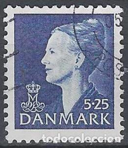 Briefmarken: DINAMARCA 1997 - REINA MARGARITA II, AZUL - USADO