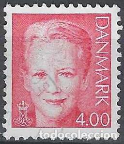 Briefmarken: DINAMARCA 2000 - REINA MARGARITA II, ROJO - USADO