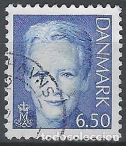 Briefmarken: DINAMARCA 2008 - REINA MARGARITA II, AZUL - USADO