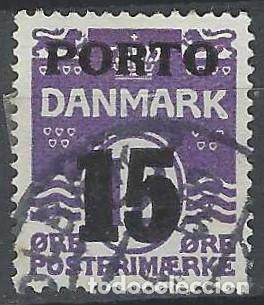 Selos: DINAMARCA 1934 - SELLO DE FRANQUEO, SOBRECARGADO, VIOLETA - USADO