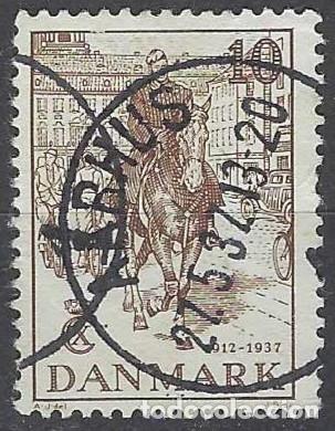 Briefmarken: DINAMARCA 1937 - 25&ordm; ANIV. DE LA CORONACI&Oacute;N DEL REY CHRISTIAN X, MARR&Oacute;N - USADO