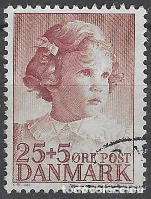 Selos: DINAMARCA 1950 - FUNDACI&Oacute;N PARA LA PROTECCI&Oacute;N DE LA INFANCIA, PRINCESA ANA MAR&Iacute;A - USADO