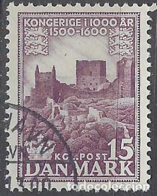 Briefmarken: DINAMARCA 1954-56 - MILENARIO DEL REINO DE DINAMARCA, RUINAS DE CASTILLO - USADO